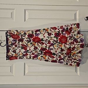 Karisma strapless floral dress